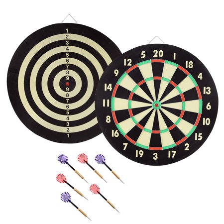 - TG Game Room Dart Set with 6 Darts and Board