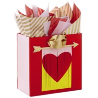 Hallmark Signature Medium Valentine's Day Gift Bag with Tissue Paper (Heart Banner)