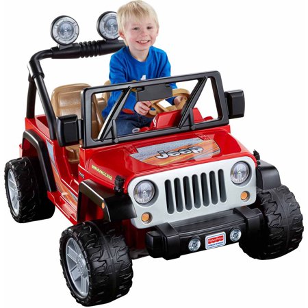 Power Wheels Jeep Wrangler 12-Volt Battery-Powered Ride-On,