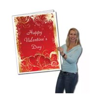 2'x3' Giant Valentine's Day Card W/Envelope