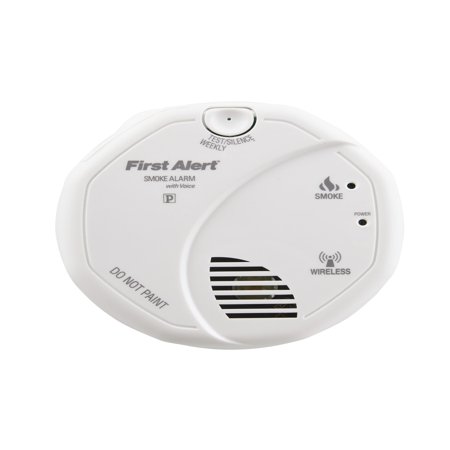 First Alert SA511CN2-3ST Interconnected Wireless Smoke Alarm with Voice ...