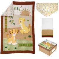 Lion King Under the Sun 4 Piece Crib Bedding Set