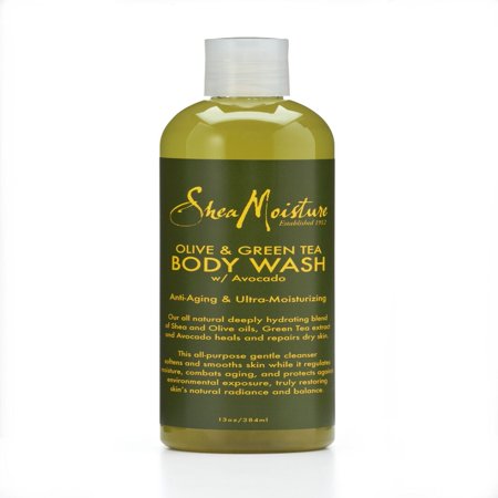 Shea Moisture Body Wash, Olive & Green Tea, 13 Oz - Walmart.com