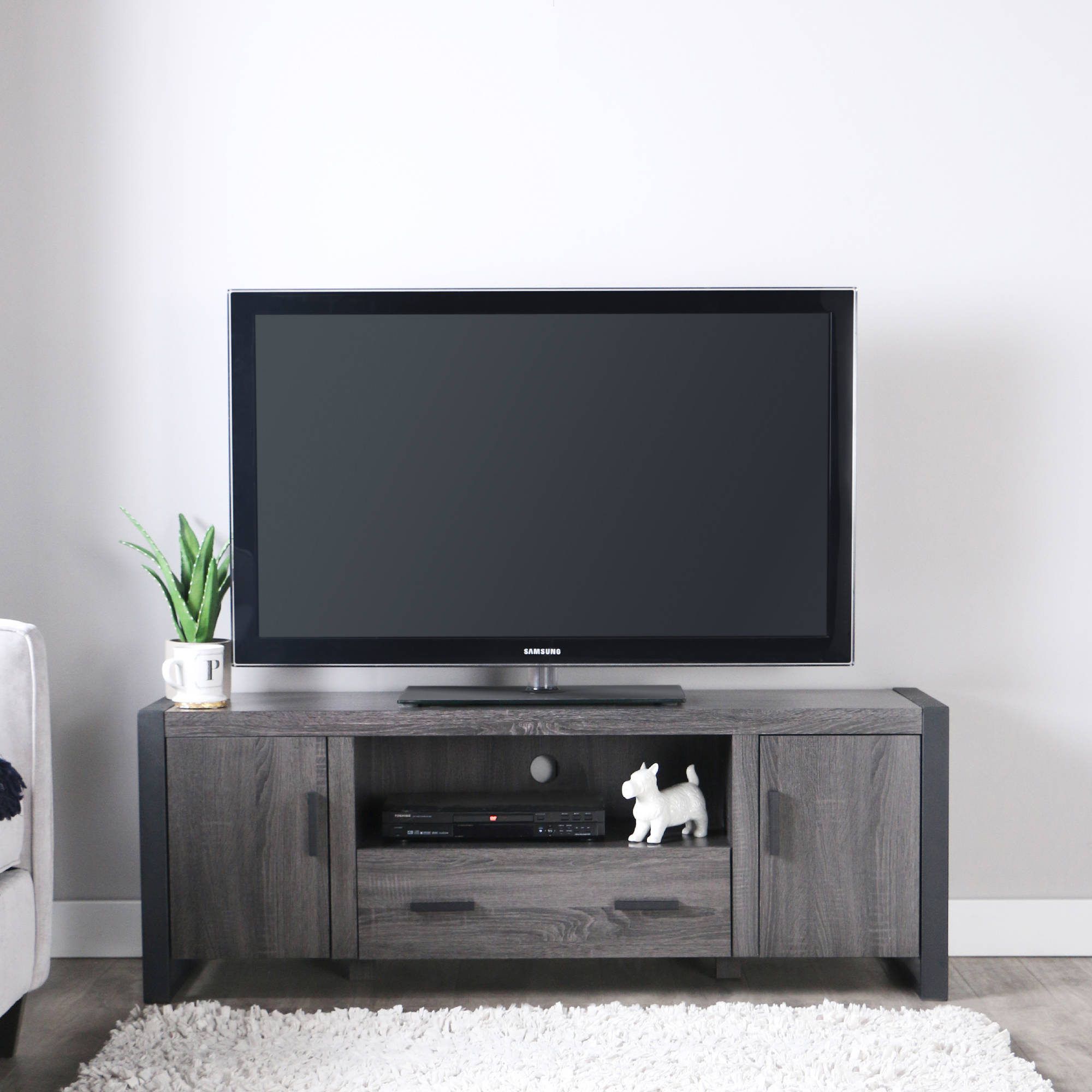 Reclaimed Wood TV Stand for TVs up to 65'', Multiple Finishes