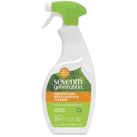 Comet Disinfecting Cleaner - Seventh Generation Lemongrass Citrus Disinfecting Multi-Surface Cleaner, 26 oz