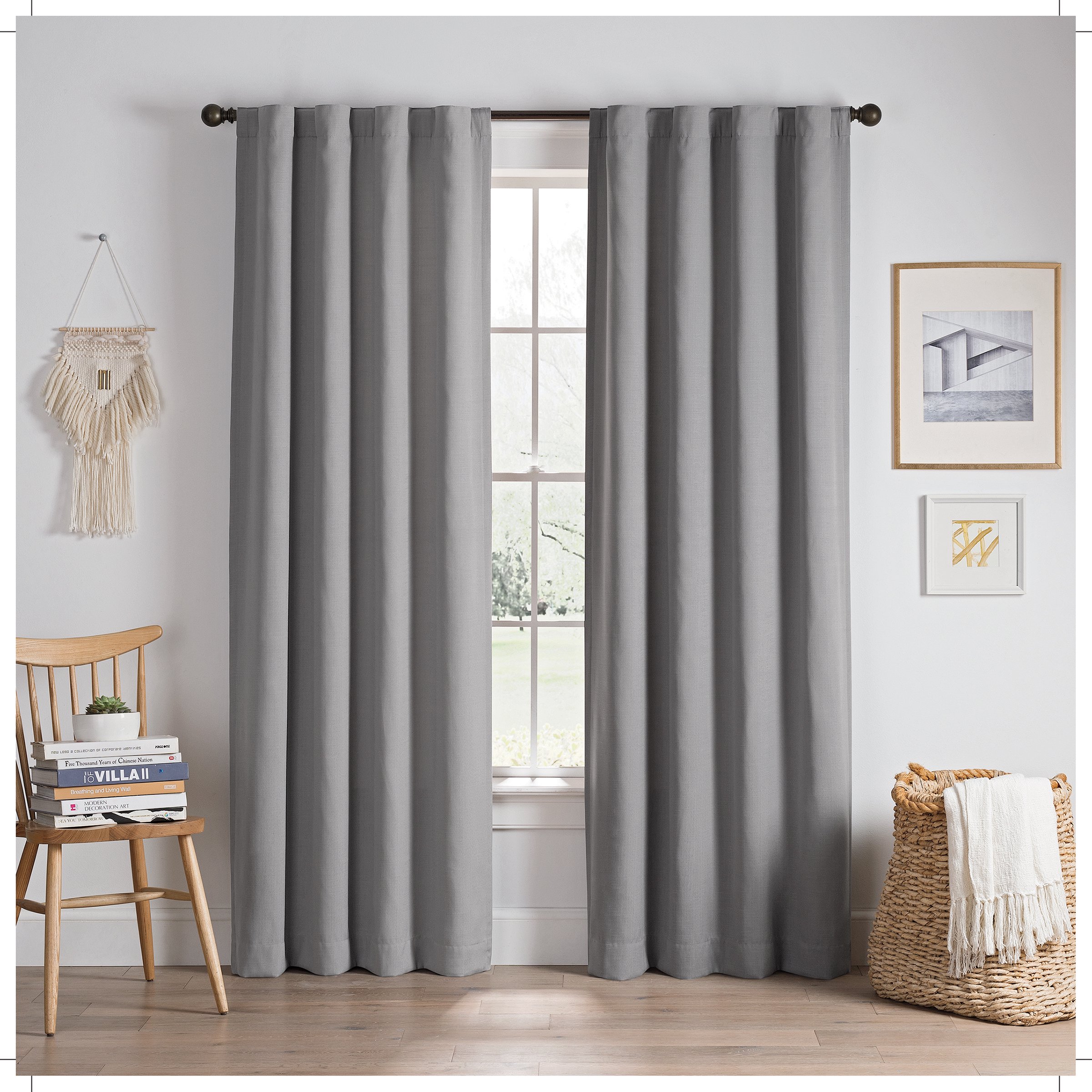 Eclipse Edisto Solid Thermalayer Blackout Window Curtain Panel