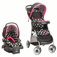 Disney Baby Minnie Mouse Lift & Stroll™ Plus Travel System, Minnie Coral Flowers