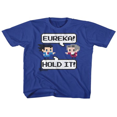 Ace Attorney Witness Defense Trial Video Game Eureka Hold It Adult T-Shirt
