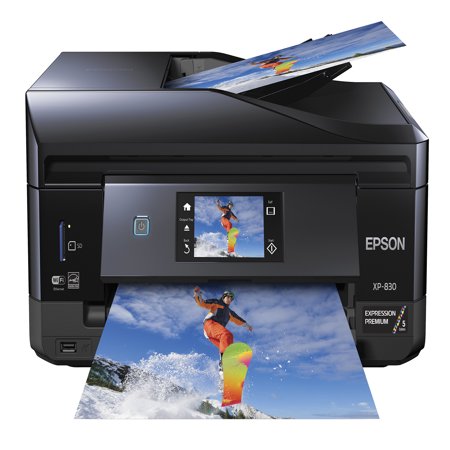 Epson Expression Premium XP-830 All-In-One Wireless Color Photo Printer ...