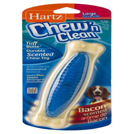 Hartz Chew 'n Clean Bacon-Scented Large Dog Chew Toy