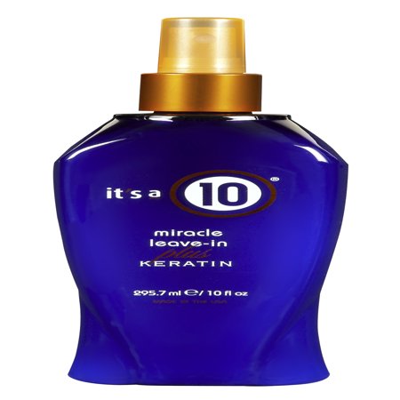 It's A 10 Miracle Leave-In Plus Keratin, 10 Oz (The Best Keratin Treatment For Black Hair)