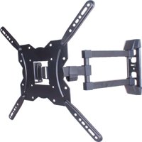 ONN Full-Motion Mount Kit for 23-55” TVs, Low-Profile Extend & Tilt (with Built-in-Leveler)