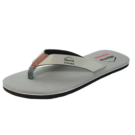 alpine swiss men's flip flops