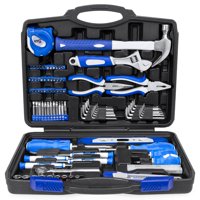 Best Choice Products 108-Piece Home Repair Tool Kit w/ Toolbox Storage Case, Complete Household Set