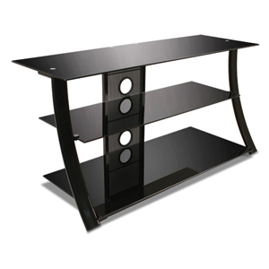 Bello Flat Panel TV Stand for TVs up to 46'', Smoke