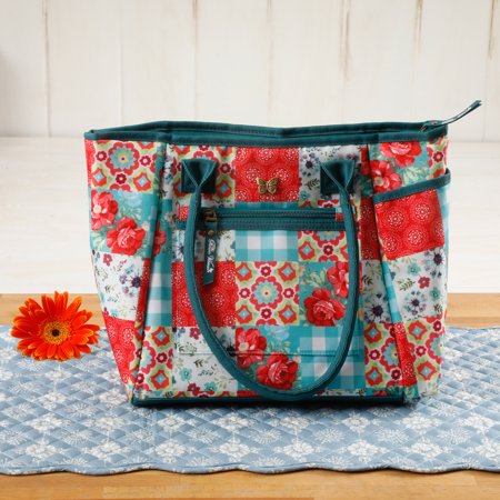 The Pioneer Woman Patchwork Lunch Tote w/ Hydration Bottle