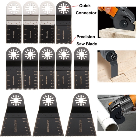 12-Pack Oscillating tool Saw Blade Fit Set for Fein for multimaster Mix Multi tool (Fein Multimaster Best Price)