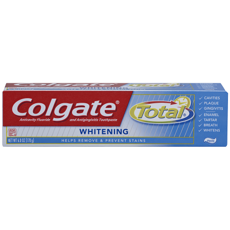 Colgate Total Anti-Cavity Fluoride Whitening Toothpaste - 6