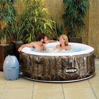 SaluSpa Realtree MAX-5 AirJet 4 Person Inflatable Hot Tub Spa only $291.14