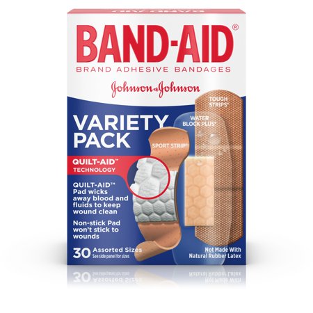 (2 pack) Band-Aid Brand Active Lifestyles Adhesive Bandage Variety Pack, 30