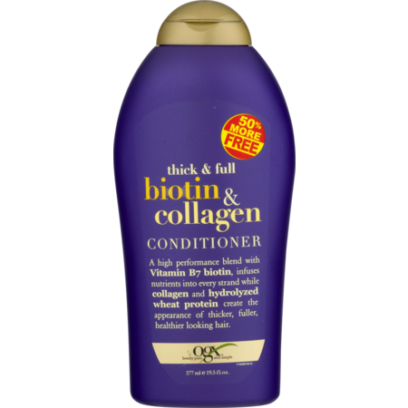 OGX Thick & Full Conditioner Biotin & Collagen, 19.5 FL (The Best Leather Conditioner)