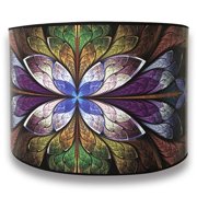 Purple Lamp Shades Royal Designs Modern Trendy Decorative Handmade Lamp Shade Made In Usa Purple Flower Design
