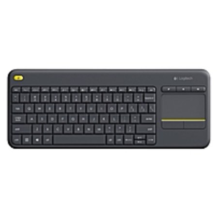 Logitech WIRELESS TOUCH KEYBOARD K400 PLUS HTPC keyboard for PC connected (Best Rated Wireless Keyboard)