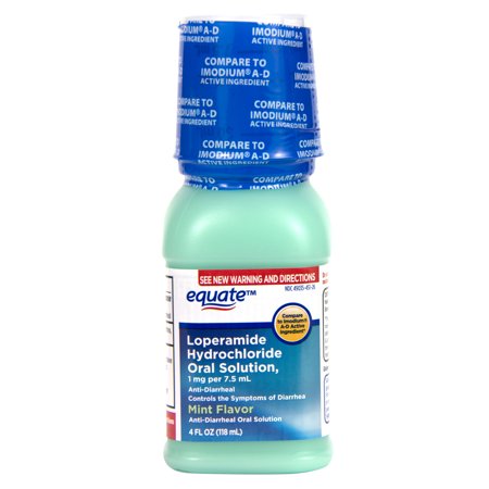 Equate Anti-Diarrheal Loperamide Hydrochloride, Mint Flavor, 4 fl (Best Anti Diarrhea Medicine For Toddlers)