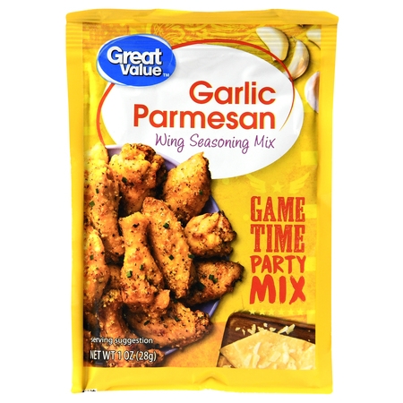 (5 Pack) Great Value Wing Seasoning Mix, Garlic Parmesan, 1