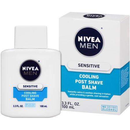 NIVEA Men Sensitive Cooling Post Shave Balm 3.3 fl. (Best Men's Aftershave Balm)