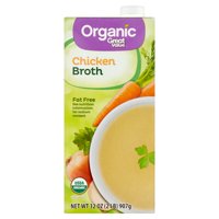 (6 Pack) Great Value Organic Chicken Broth, 32 oz