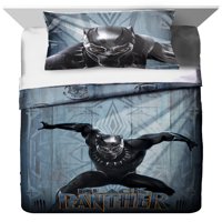 Marvel Black Panther Twin & Full Comforter and Sham Set, 2 Piece