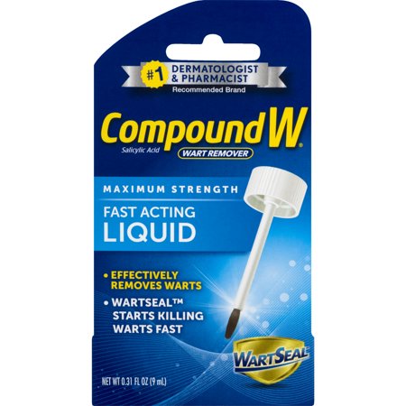 Compound W Maximum Strength Wart Remover Fast Acting Liquid, 0.31 FL