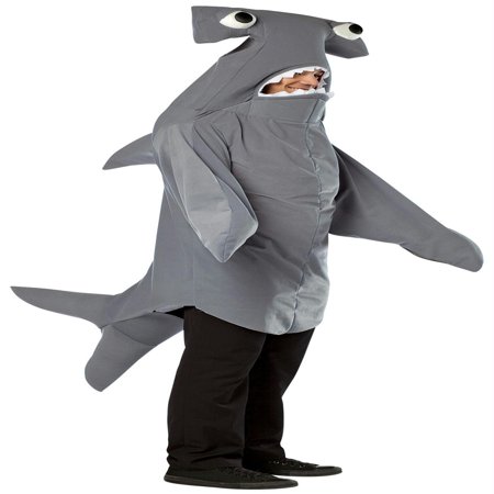 Hammerhead Shark Adult Halloween Costume - One Size - Walmart.com