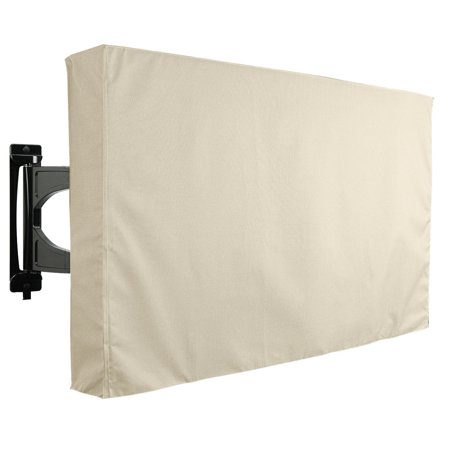 55 Cover - TV Cover Outdoor Beige Series Universal Weatherproof Protector for 55'' 58'' TV