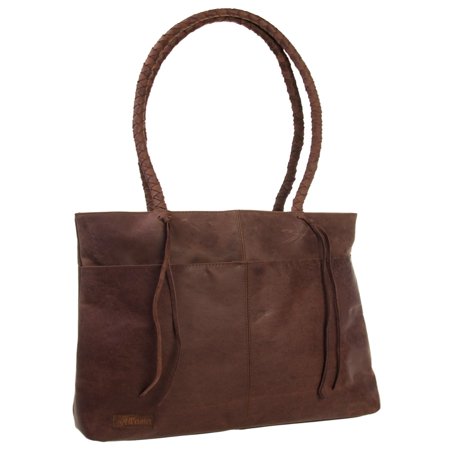 Large Hobo Purses - AllAsta Leather Lexington Tote Purse Large Handbag For Women With Strap Brown
