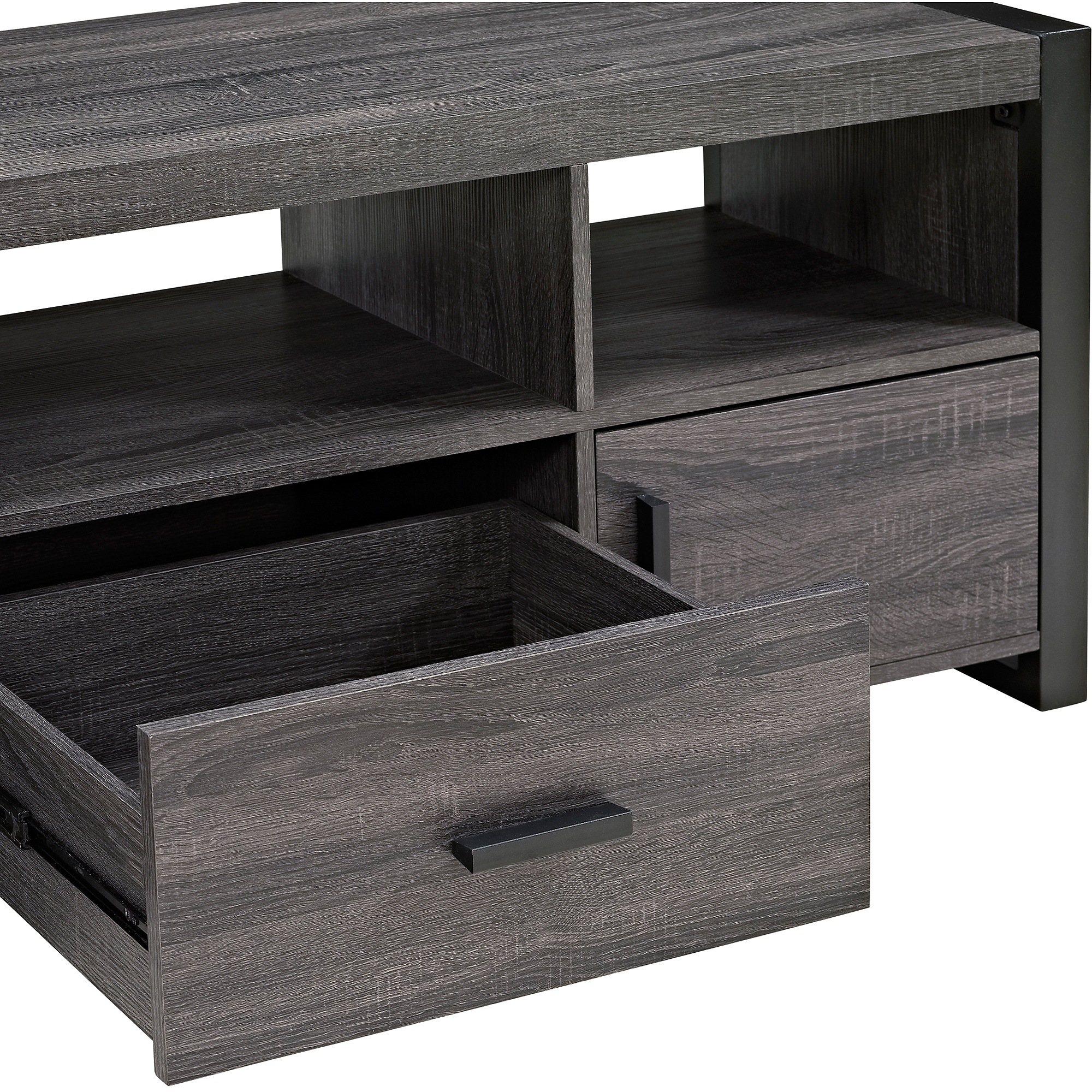 apartment AH City Grove Black and Charcoal TV Stand for TVs up to 65''