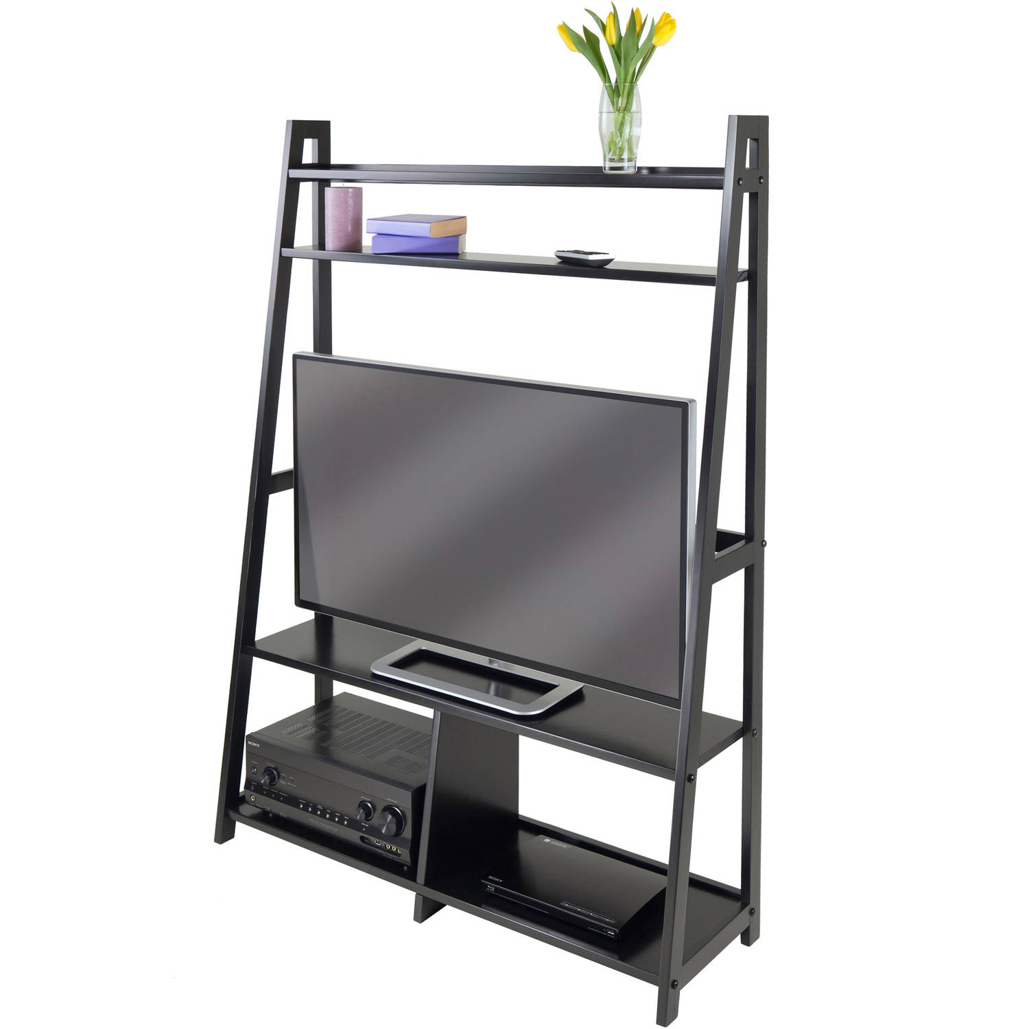 Winsome Adam A Frame Black TV Stand for TVs up to 42''