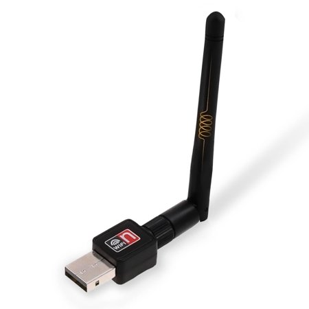 TSV 150Mbps Mini Wireless USB Dual Band WIFI Adapter Dongle w/Antenna Network Receiver Card for PC Desktop Laptop (Best Wifi Password Cracker For Pc)