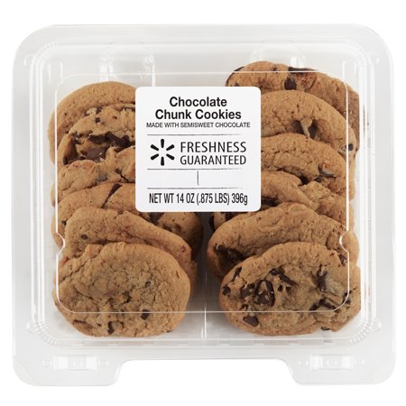 Freshness Guaranteed Chocolate Chunk Cookies, 14 oz, 12 Count - Walmart.com