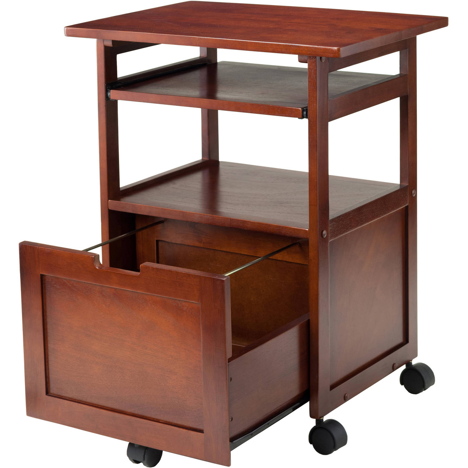 Winsome Piper Work Station, Walnut