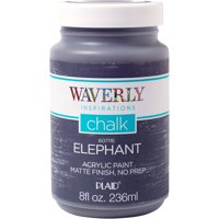 Waverly Inspirations Matte Chalk Finish Acrylic Paint by Plaid, Elephant, 8 oz.