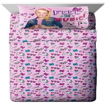 Sheet Complete Bedding Set - Nickelodeon JoJo Siwa Kid's Bedding Sheet Set