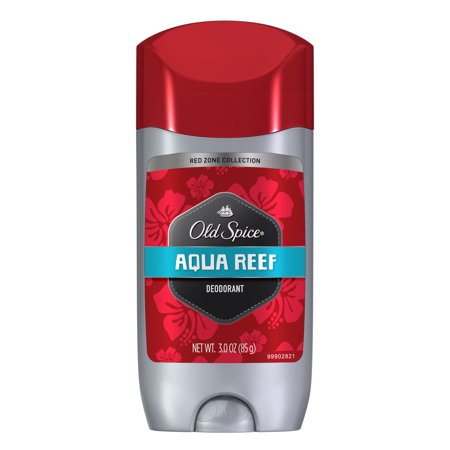 Refresh Reef - Old Spice Red Zone Aqua Reef Scent Deodorant for Men, 3.0 oz