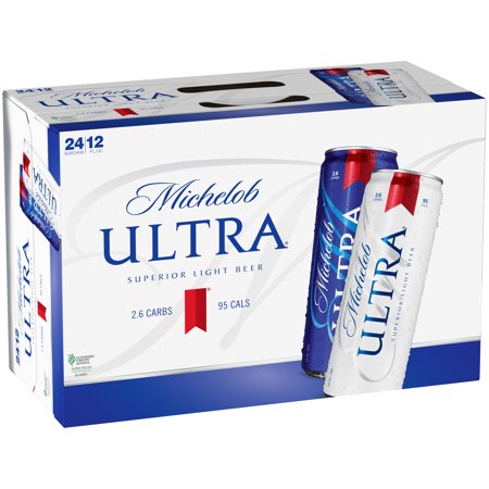 Michelob Ultra® Light Beer, 24 Pack 12 fl. oz. Cans - Walmart.com
