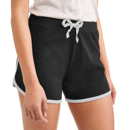- Women's Athleisure Essential Dolphin Hem Short With Contrast Piping