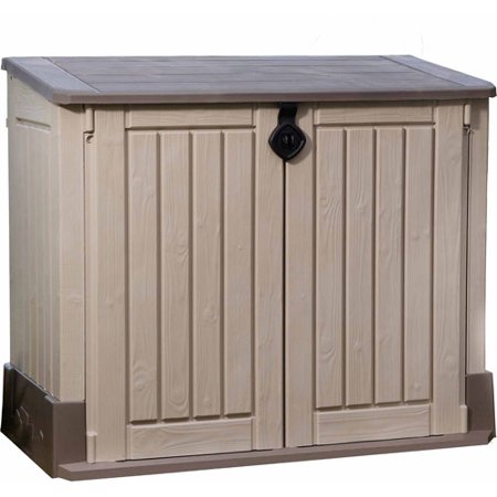 Keter Store-It-Out Midi 30-Cu Ft Resin Storage Shed, All-Weather Plastic Outdoor Storage, (Best Size Shed To Build)