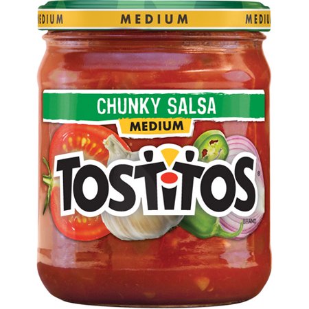 (2 Pack) Tostitos Medium Chunky Salsa, 15.5 oz (Best Chunky Salsa Recipe)