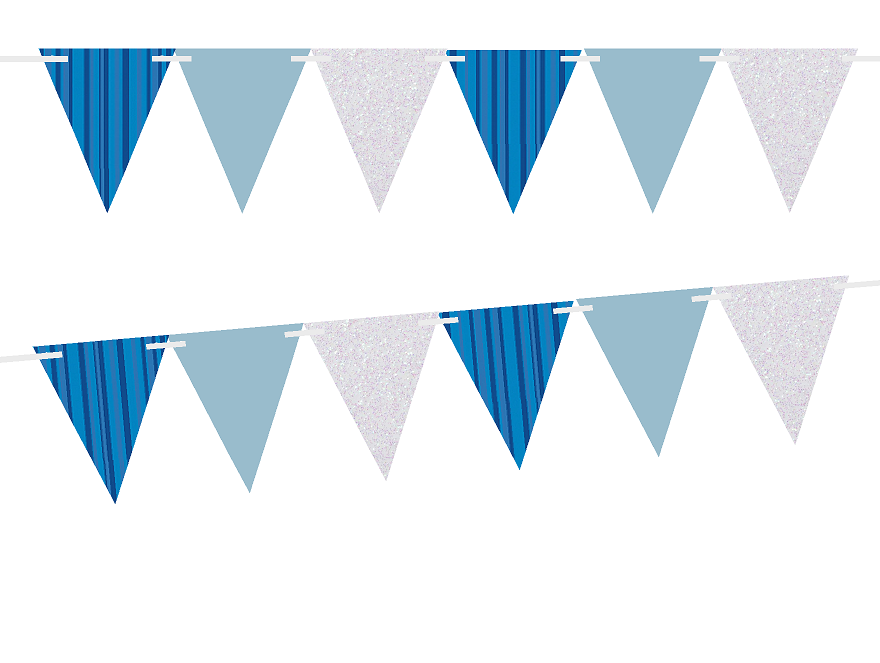 Donuts Themed Fiesta Flags Pennant Banner Doughnut 10 Feet Long 9 Mini Flags Made of Polyester Cloth Birthday Party Decorations Bunting For Boys Girls