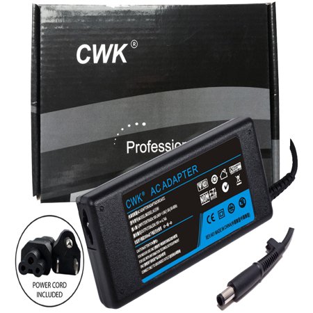 Hp Pavilion Dv7t Quad (CWK® AC Adapter Laptop Charger Power Supply Cord for HP Pavilion dv7-7135us dv6-6b22he Dv7t DV7T-7000 DV7T-4100 dv7t-1100 dv7t-1200 dv7t-2000 dv7t-2200 dv7t-3000 dv7t-3300)